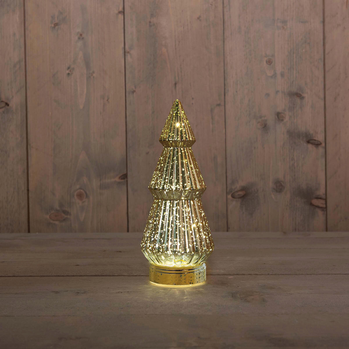 LED-DEKOLEUCHTE 10/23,5 cm   - Goldfarben, Basics, Glas (10/23,5cm) - X-Mas