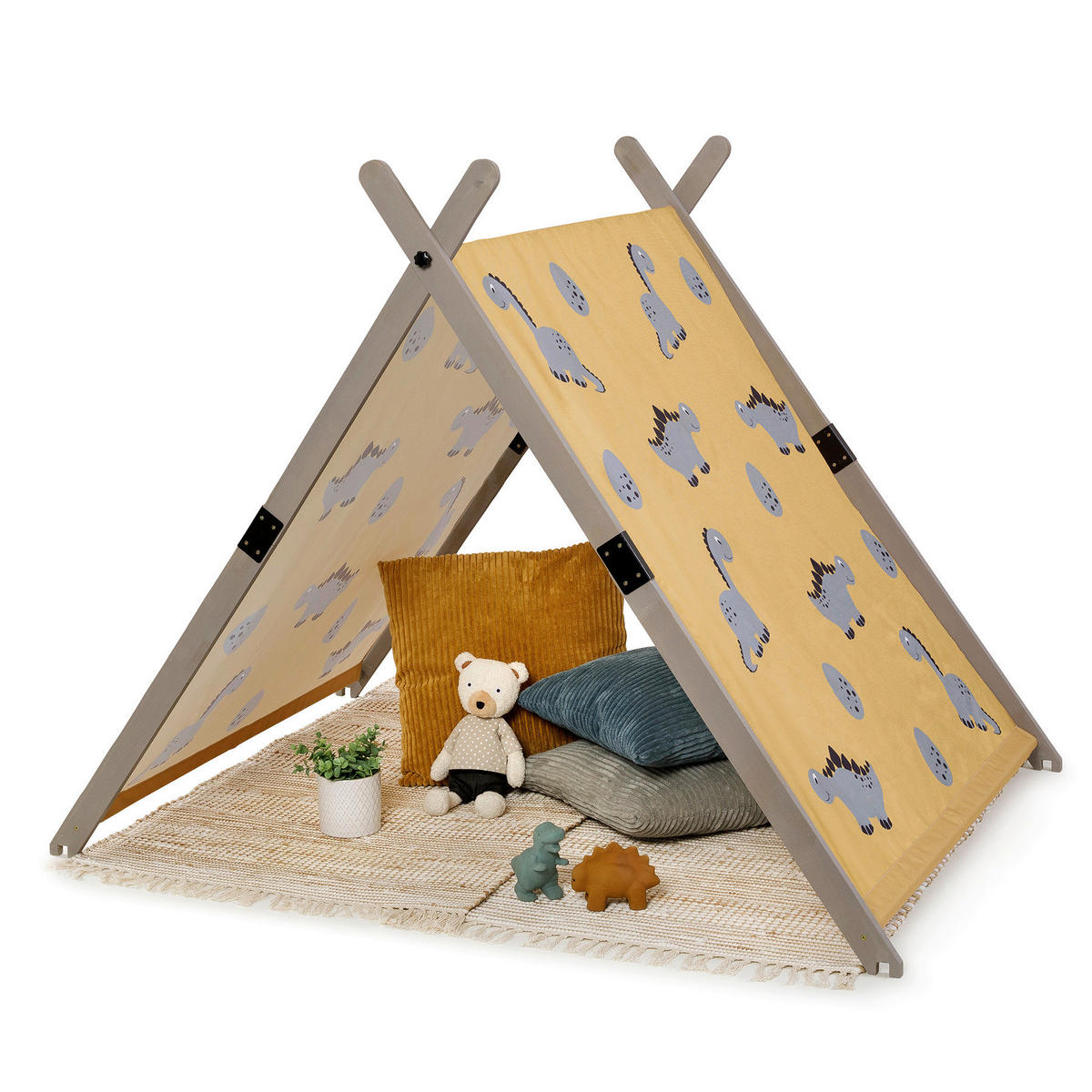 SANDKASTEN 140/120/140 cm  - Grau, Basics, Holz (140/120/140cm) - MUDDY BUDDY