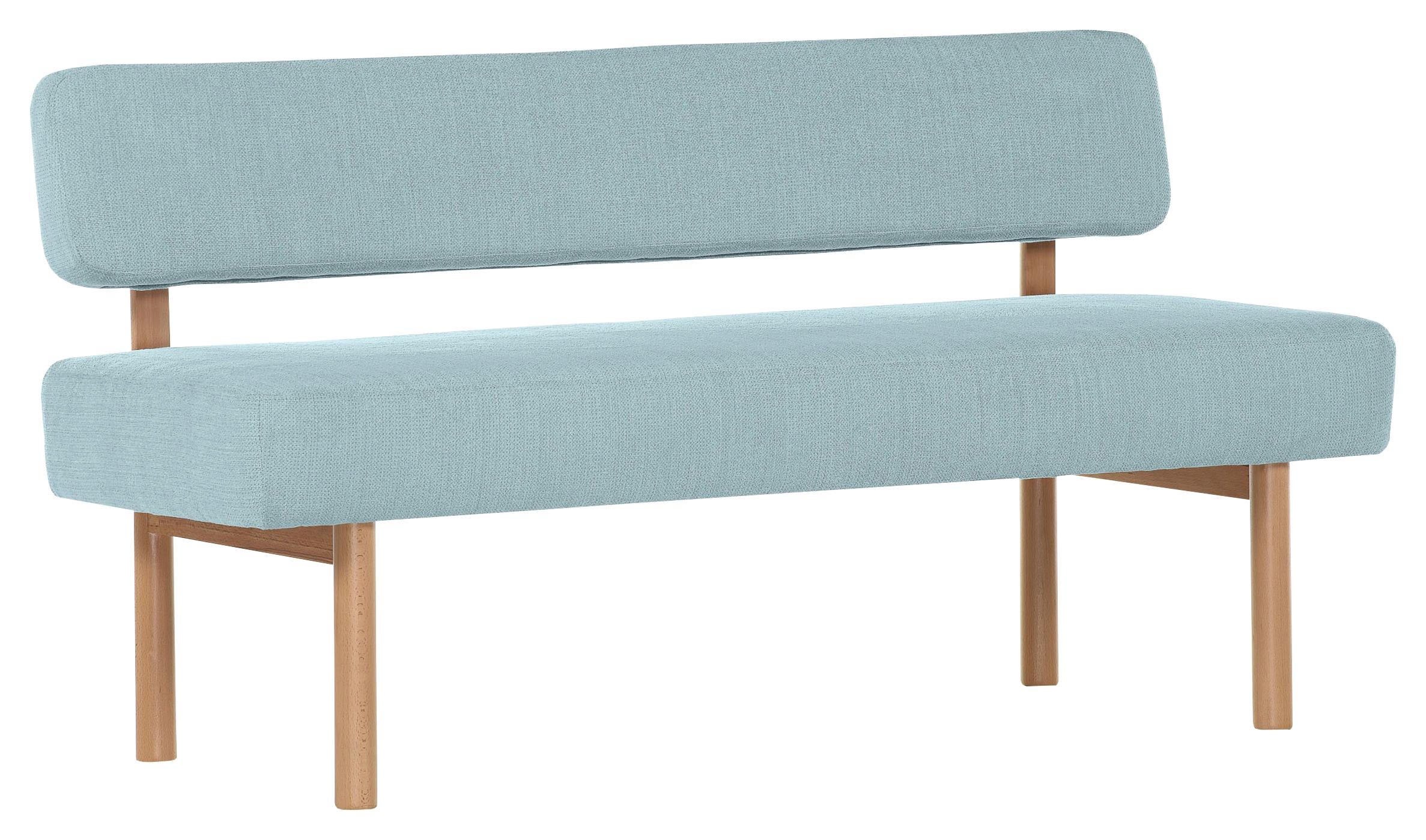 Sitzbank 160/87/58 cm in Hellblau