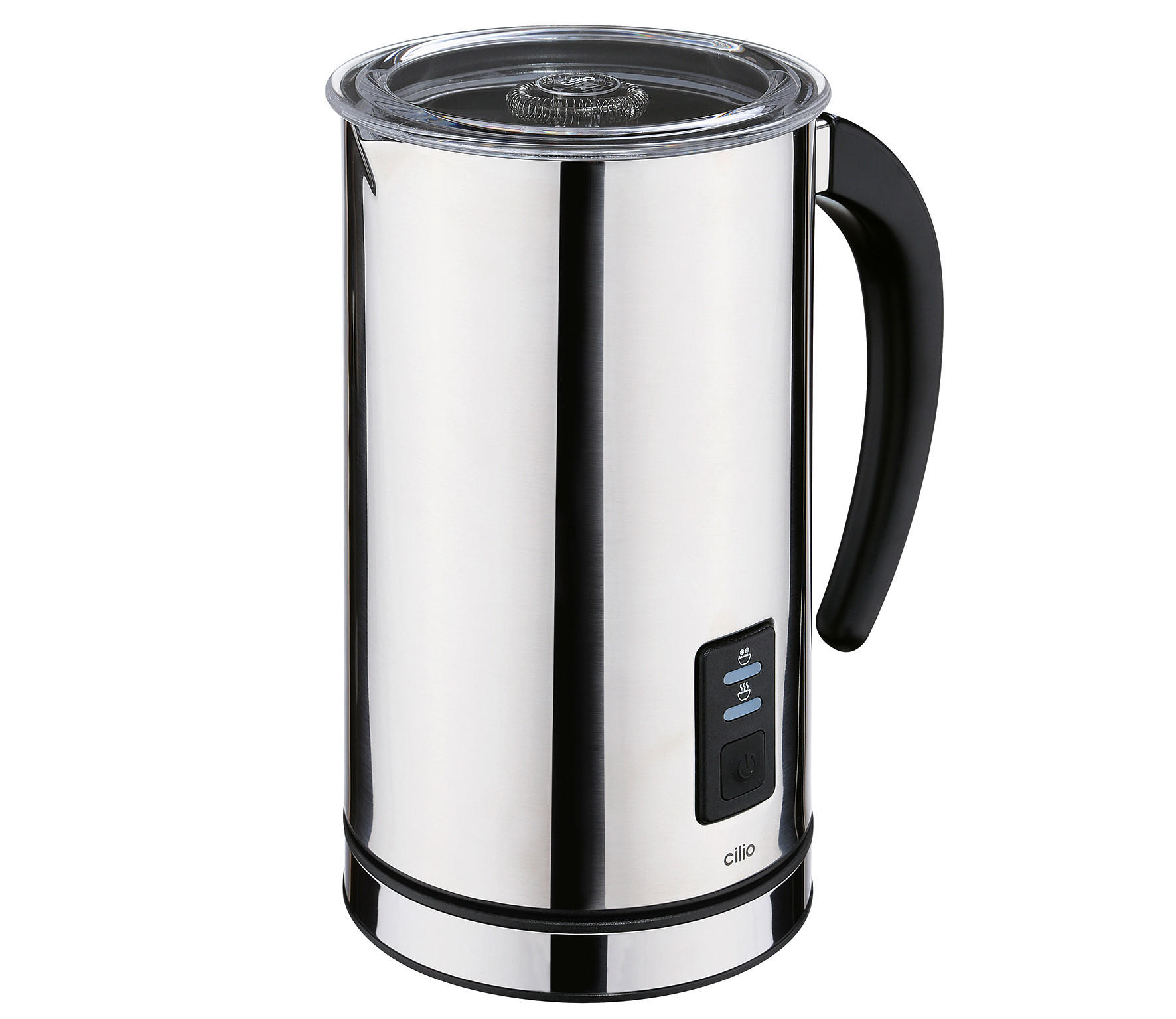 MILCHSCHÄUMER   - Silberfarben, Basics, Metall (11,5/21,5cm) - Cilio