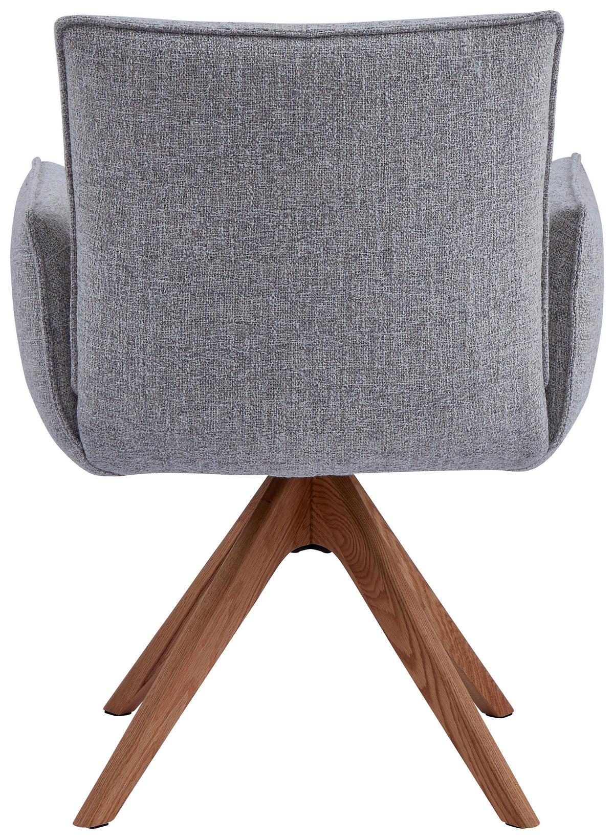 ARMLEHNSTUHL  in Webstoff  - Taupe/Eichefarben, Design, Holz/Textil (63/63/82cm) - Novel