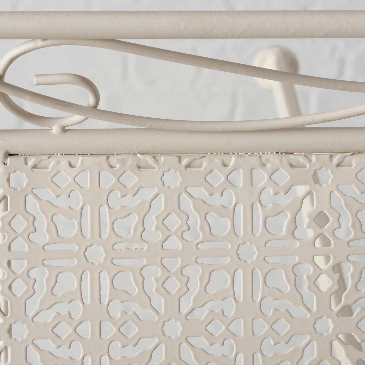 KISASZTAL fém 60,3/48,2/56,6 cm  - fehér, Lifestyle, fém (60,3/48,2/56,6cm)