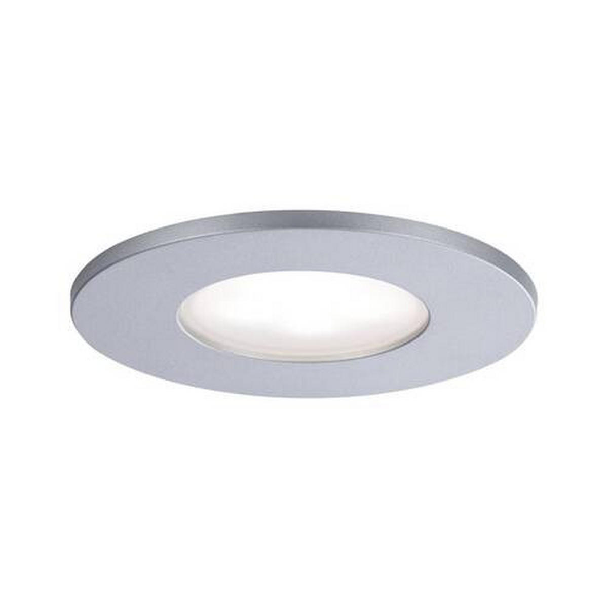LED-DECKENLEUCHTE 9 cm  - Chromfarben, Basics, Kunststoff (9cm) - Paulmann