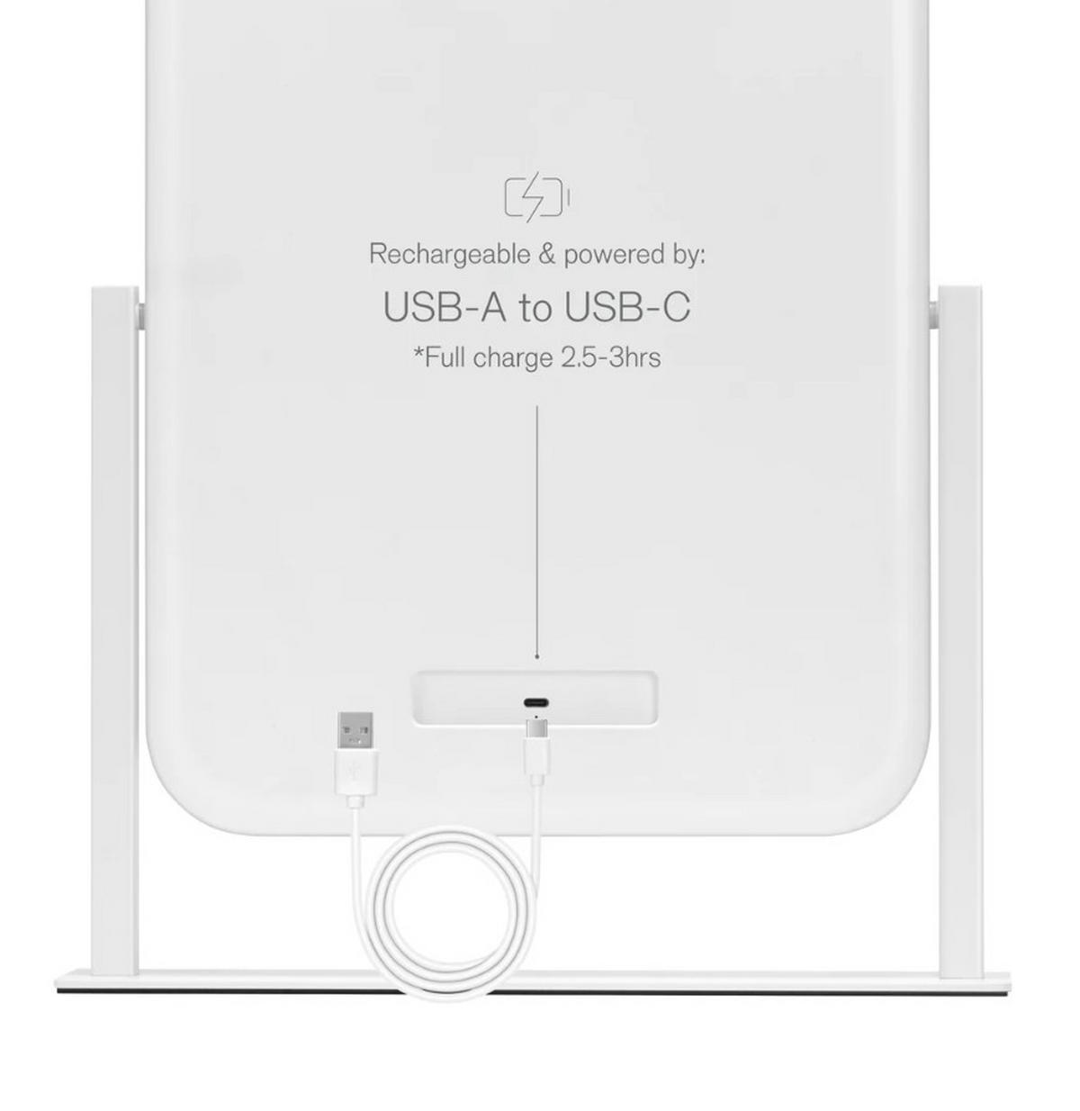 SMINKSPEGEL 35/43,8/7 cm  - vit, Basics (35/43,8/7cm) - Best Price