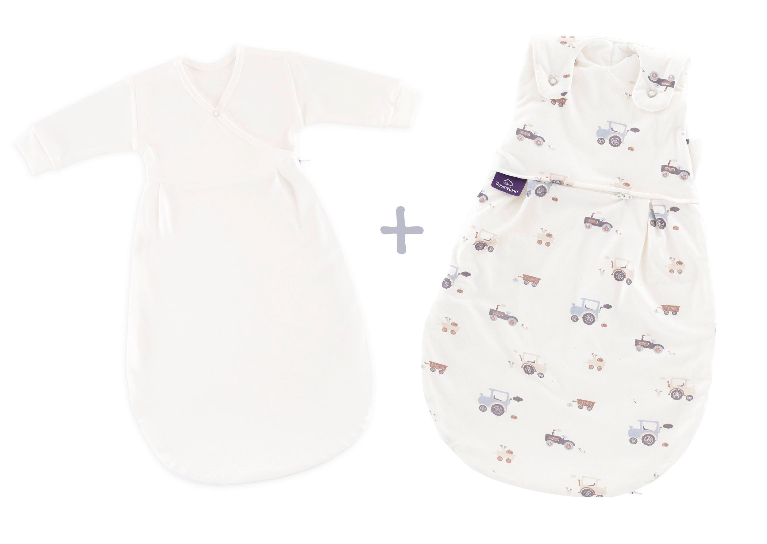 BABYSCHLAFSACKSET Little Farm 56/62  - Multicolor, Basics, Textil (56/62null) - Träumeland