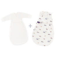 BABYSCHLAFSACKSET Little Farm 56/62  - Multicolor, Basics, Textil (56/62null) - Träumeland