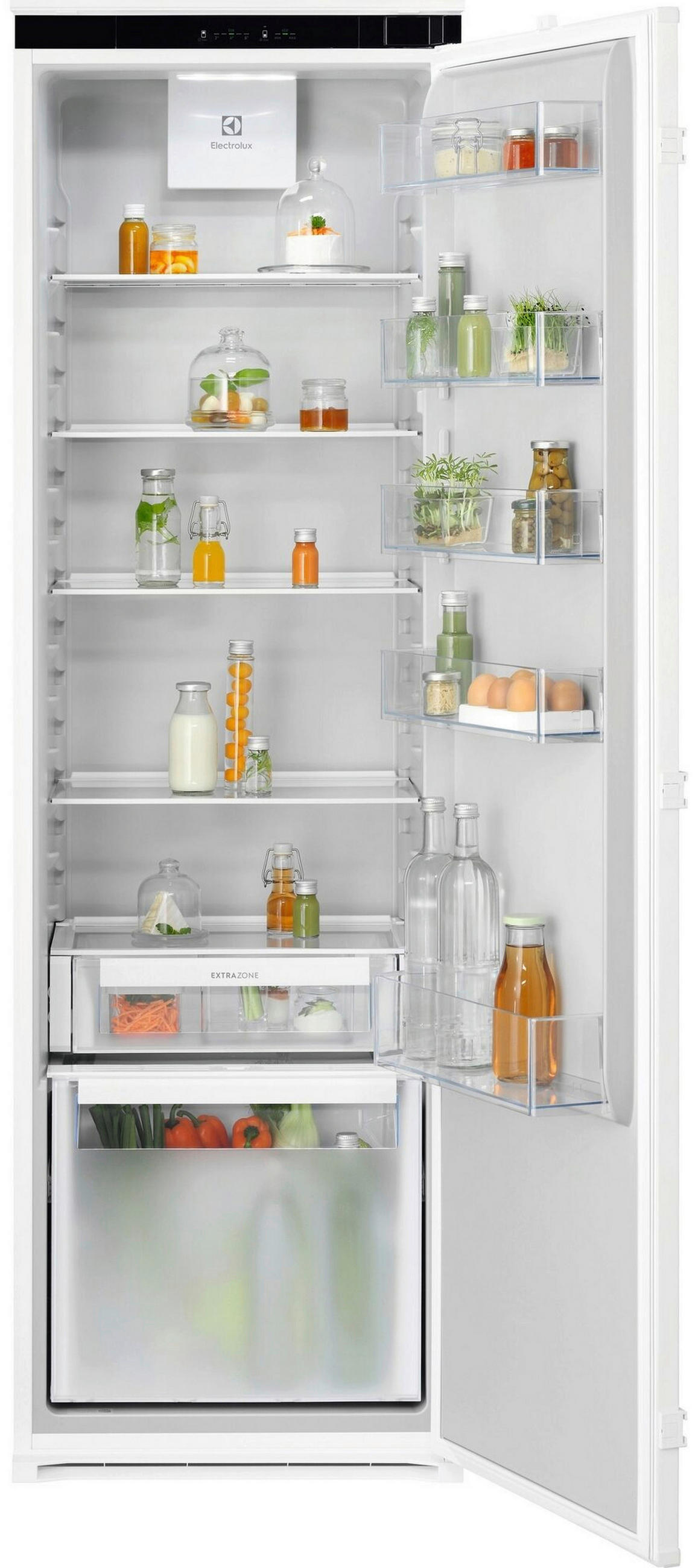 KÜHLSCHRANK 54,6/177,2/54,9 cm ERD6DE18S1  - Weiß, Basics, Glas/Kunststoff (54,6/177,2/54,9cm) - Electrolux