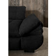 ECKSOFA  in Mikrofaser Anthrazit  198/290 cm  - Anthrazit/Schwarz, Design, Textil/Metall (198/290cm) - Xora