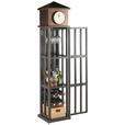 BARSCHRANK in Braun - Braun, Trend, Metall (39/185/36cm) - Ambia Home
