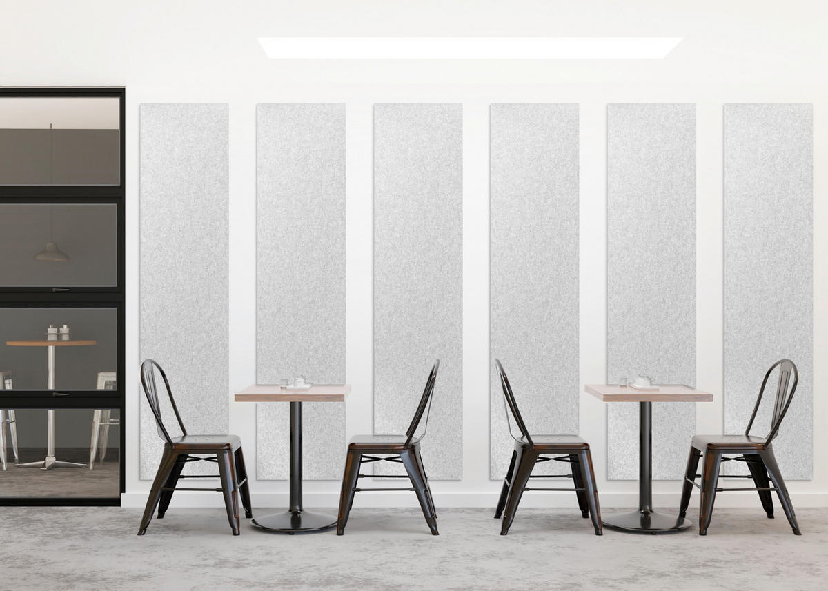 AKUSTIKPANEEL  - Hellgrau, Basics, Kunststoff (55/240/0,9cm)