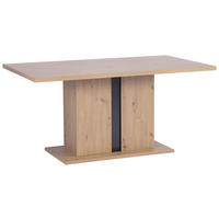 ESSTISCH 160/90/76 cm Nachbildung  Holzwerkstoff Stauraum rechteckig Schwarz, Eiche Artisan  - Schwarz/Eiche Artisan, MODERN, Holzwerkstoff (160/90/76cm) - Livetastic