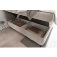 BOXBETT 180/200 cm  in Creme  - Creme/Schwarz, KONVENTIONELL, Kunststoff/Textil (180/200cm) - Hom`in