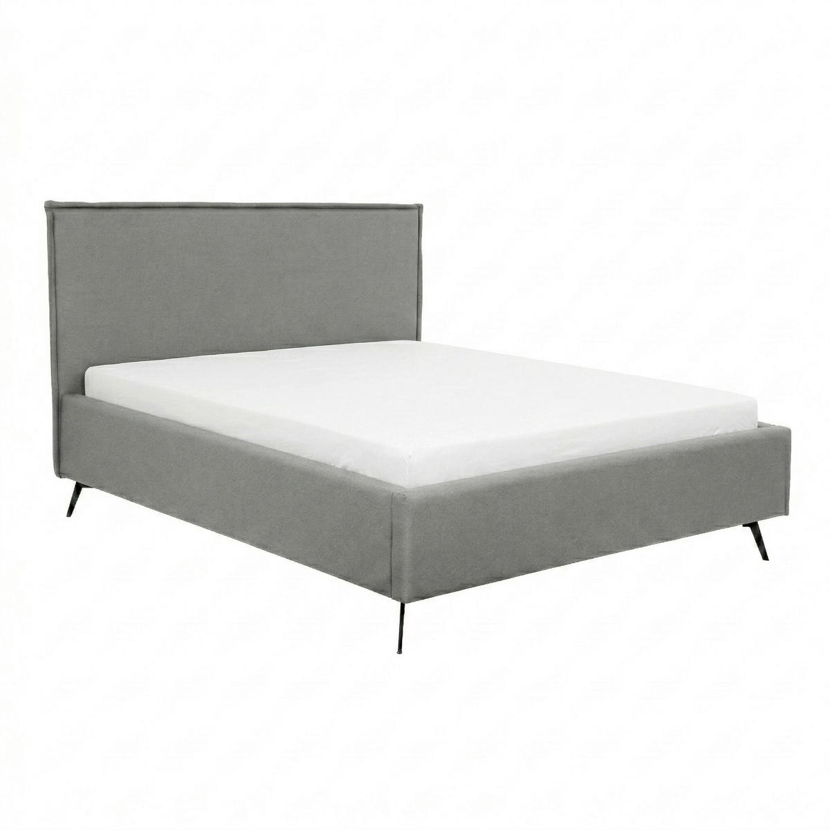 POLSTERBETT Grau 200/200 cm  - Grau, MODERN, Holz/Textil (200/200cm) - MID.YOU