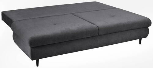 Thumbnail - Carryhome Schlafsofa, Graphit, Textil, Buche, massiv, 2-Sitzer, Füllung: Schaumstoff, Silikon,Schaumstoff, Silikon, 212x...