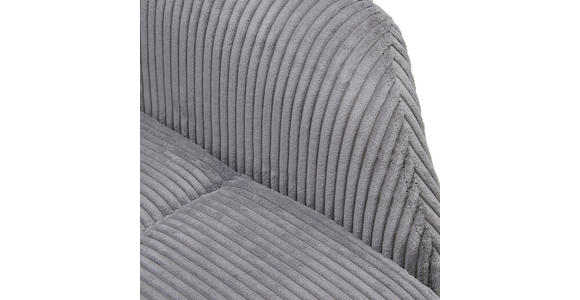 RELAXSESSEL in Metall, Textil Grau, Schwarz  - Schwarz/Grau, Trend, Textil/Metall (73/111-77/82-160cm) - Xora