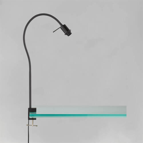 KLEMMLEUCHTE - Schwarz, Basics, Metall (3,5/55cm) - Fischer & Honsel