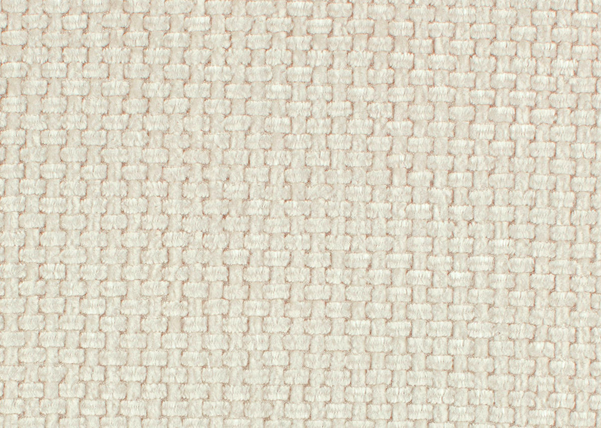 ECKSOFA in Struktur Creme  - Creme/Schwarz, Design, Kunststoff/Textil (205/284cm) - MID.YOU