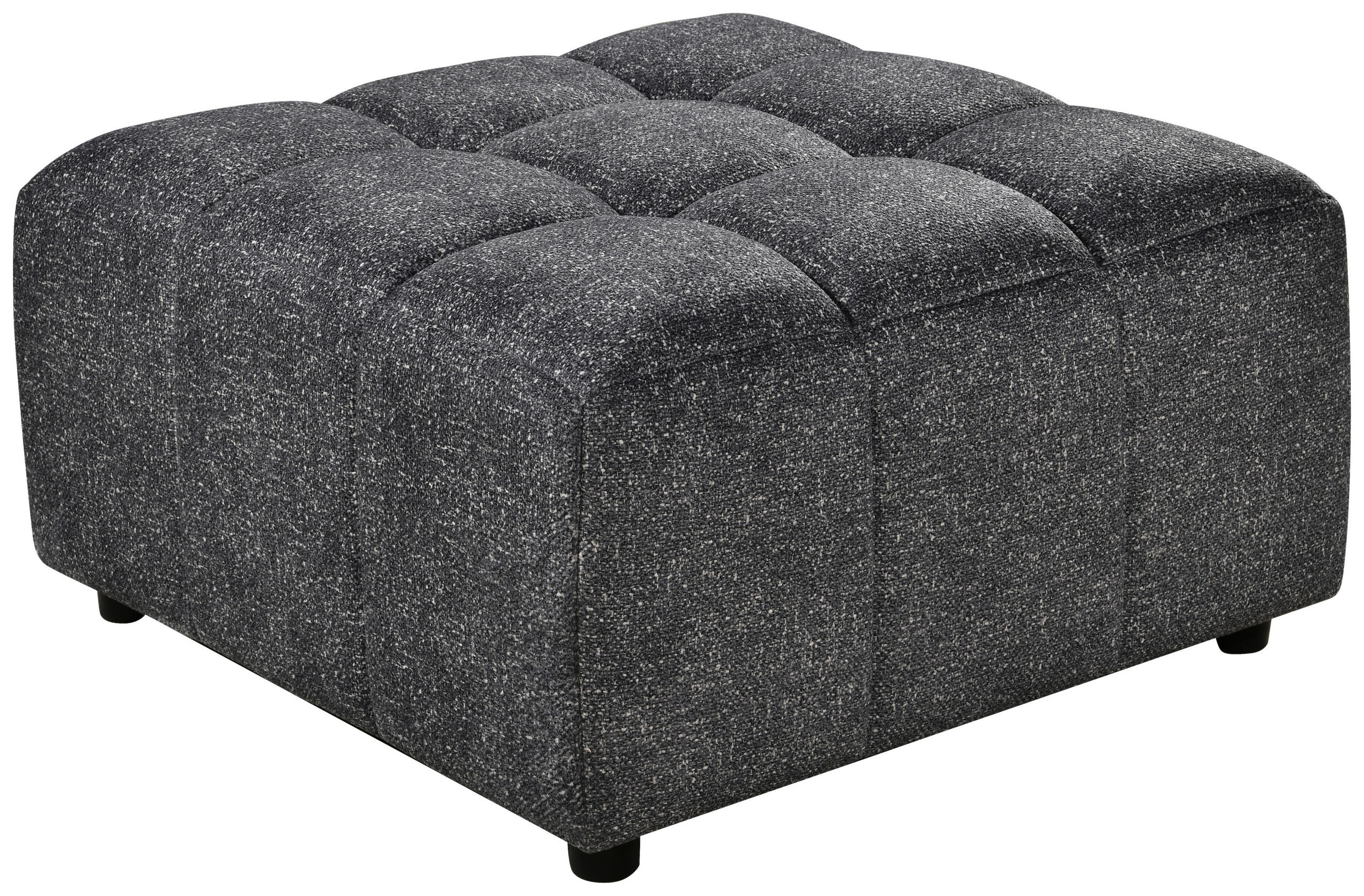SOFAELEMENT Struktur Anthrazit  - Anthrazit/Schwarz, Design, Holz/Kunststoff (84/48/84cm) - MID.YOU