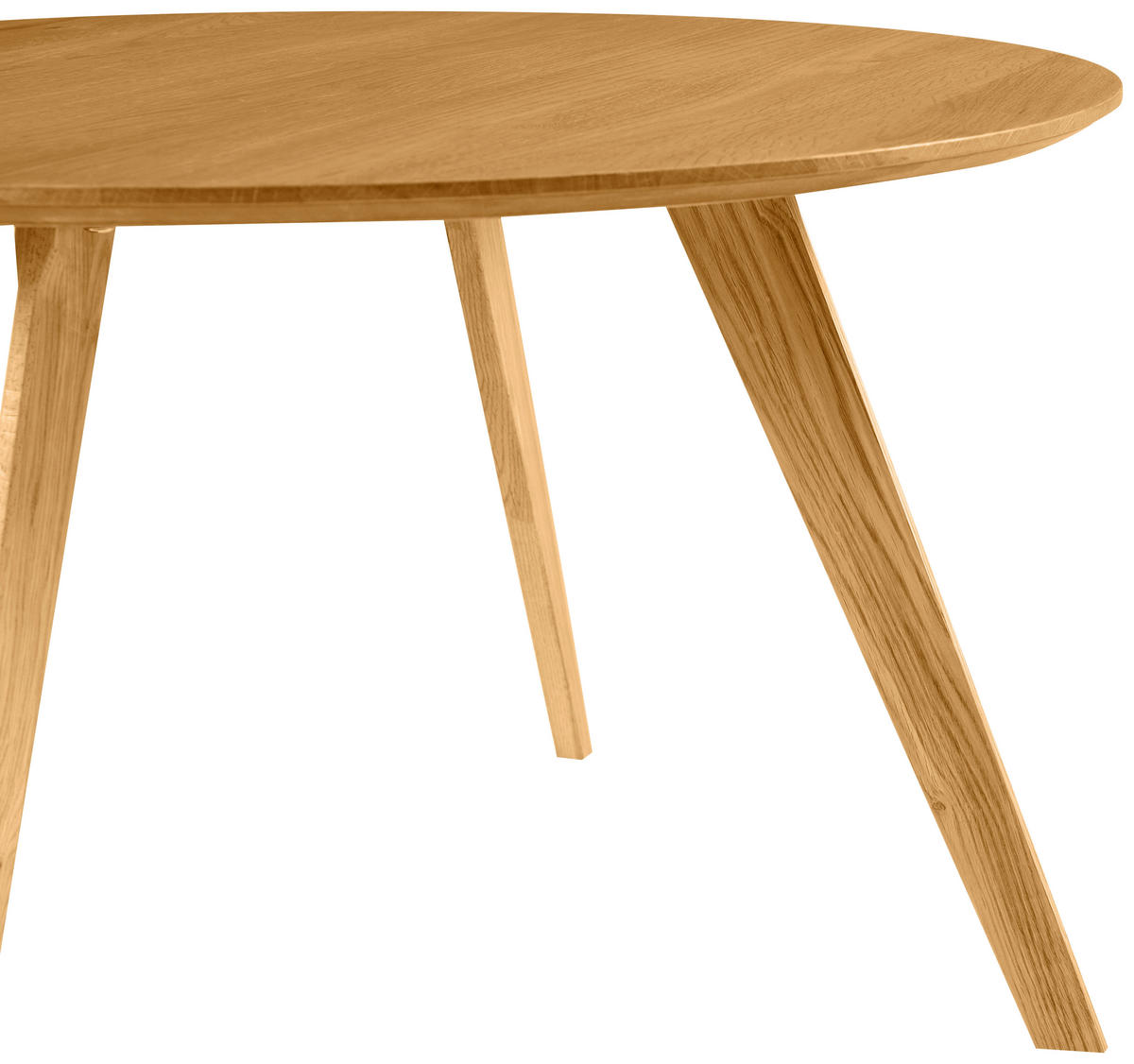 COUCHTISCHSET Eiche furniert, massiv rund Eichefarben  - Eichefarben, Design, Holz/Holzwerkstoff (80/60/80/60/45/40cm) - Carryhome