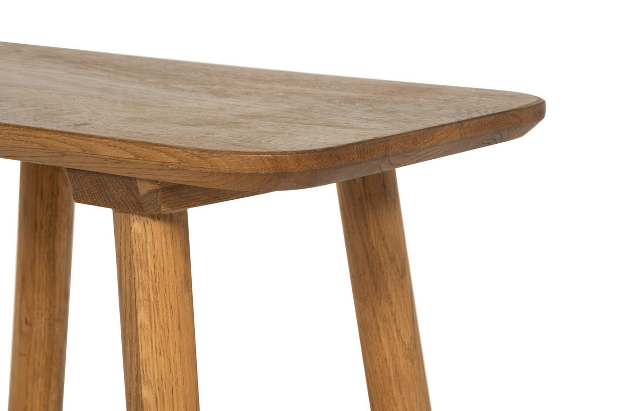 HOCKER Eiche Eichefarben  - Eichefarben, Natur, Holz (45/45/30cm) - Linea Natura