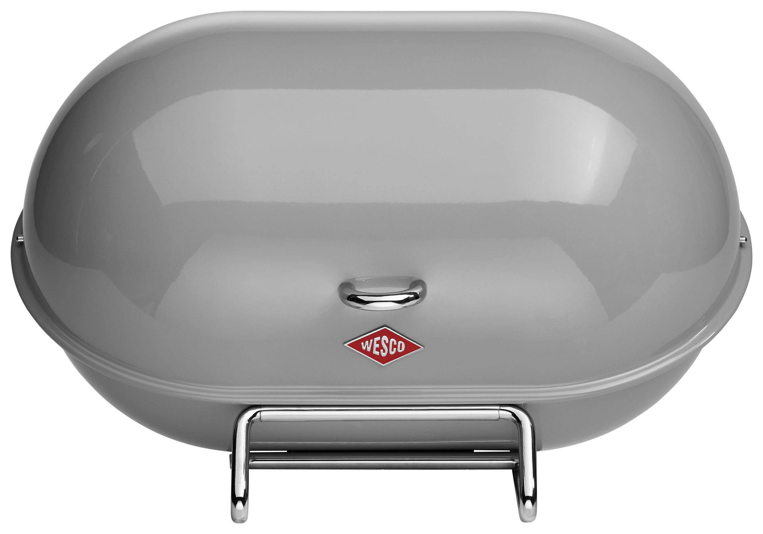 BROTKASTEN - Grau, Basics, Metall (34/21/23cm) - Wesco