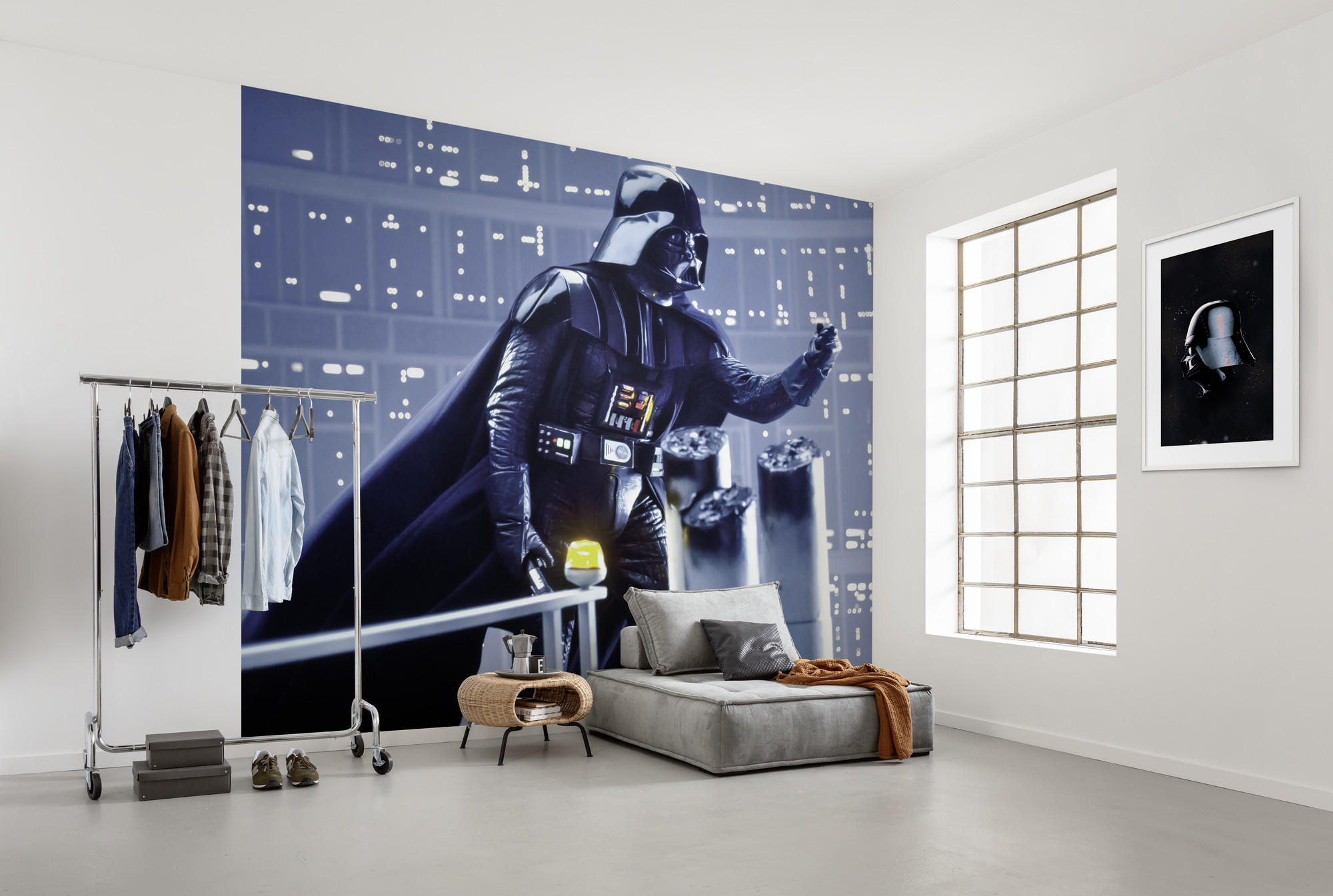 FOTOTAPETE - Blau/Schwarz, Trend, Textil (300/250cm) - Xora