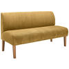 SITZBANK in Holz, Textil Currygelb  - Currygelb/Buchefarben, Konventionell, Holz/Textil (163/88/75cm) - home24