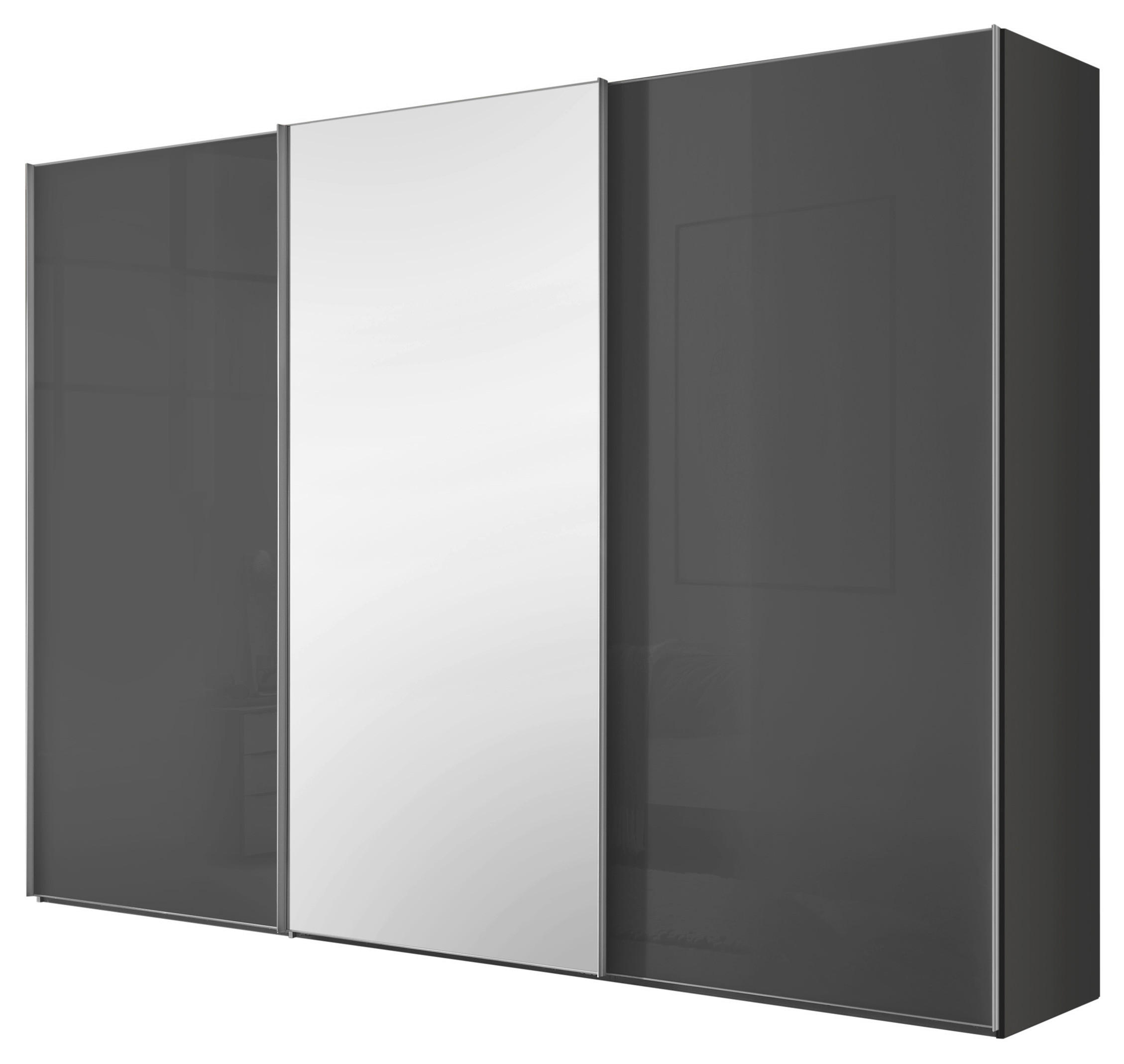 Schwebetürenschrank Lumos Vulkanglas Mit Spiegel, B:249cm