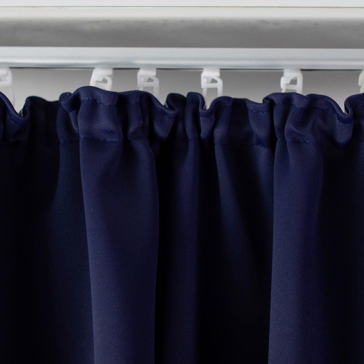 WÄRMESCHUTZVORHANG THERMOVORHANG Verdunkelung 140/245 cm   - Dunkelblau, Basics, Textil (140/245cm)