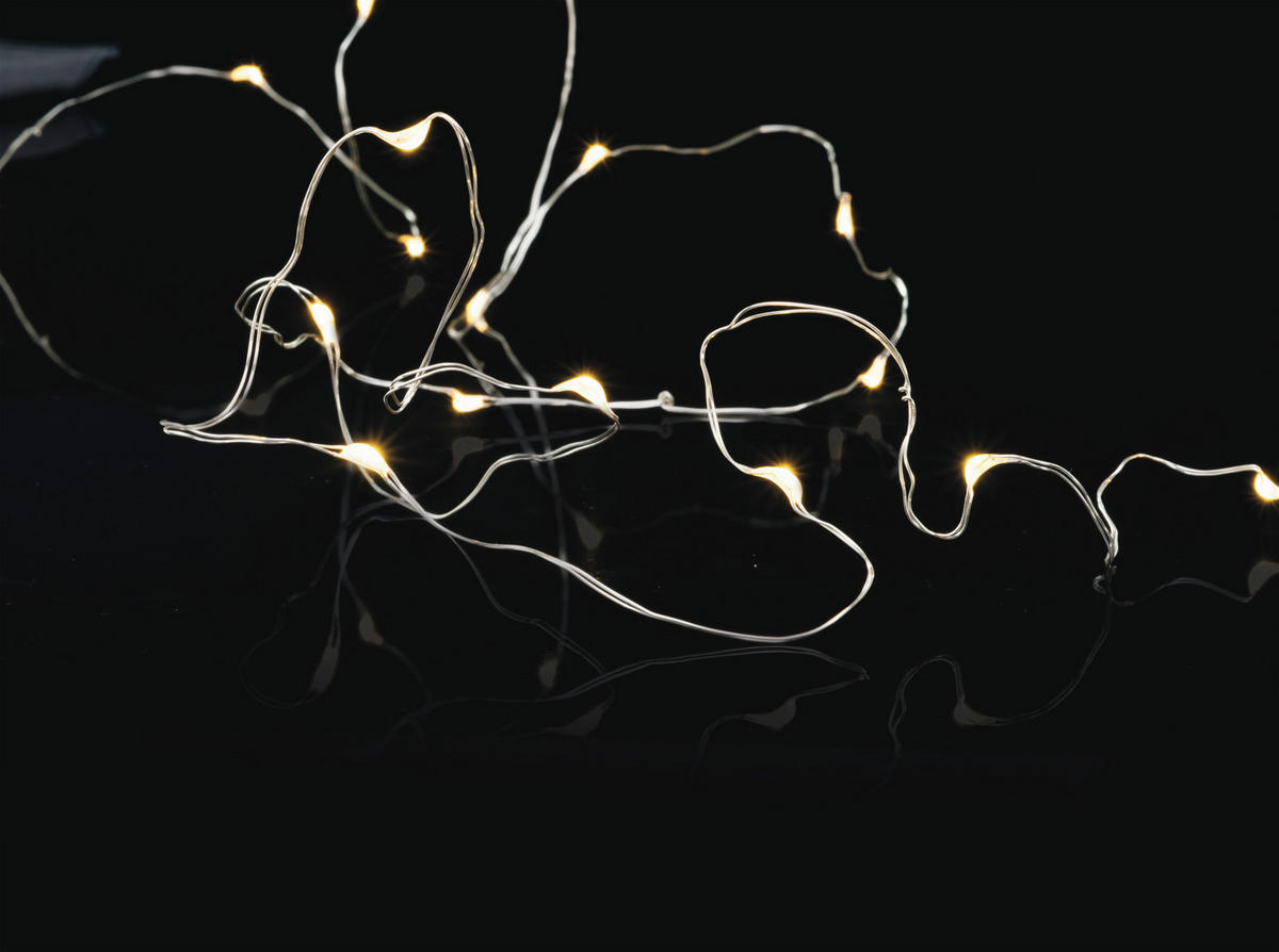 LED-DEKOLEUCHTE - Silberfarben, Basics, Metall (500cm) - STT