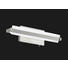 LED-WANDLEUCHTE - Weiß/Nickelfarben, KONVENTIONELL, Kunststoff/Metall (35cm) LED-WANDLEUCHTE - Weiß/Nickelfarben, KONVENTIONELL, Kunststoff/Metall (35cm)