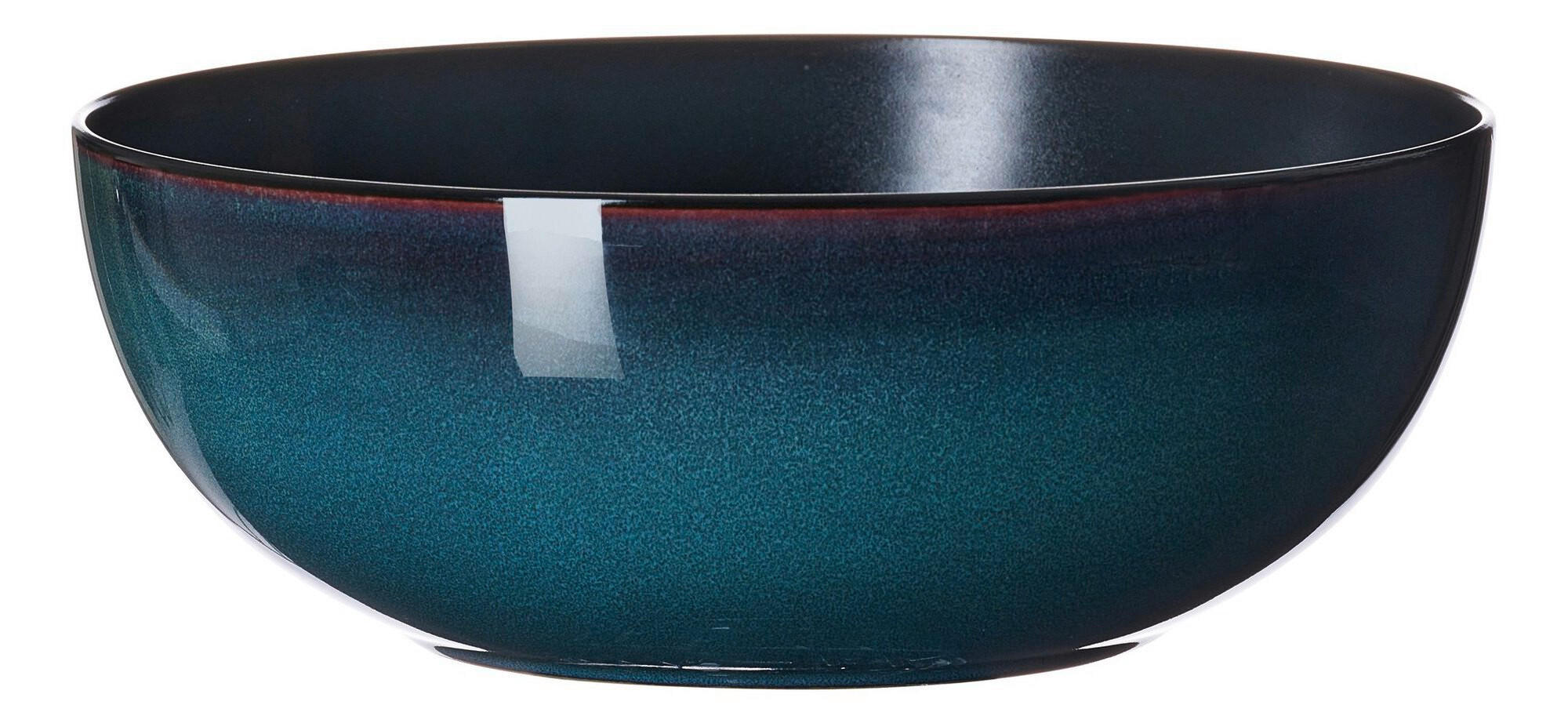 SCHALE Bali   - Blau/Schwarz, KONVENTIONELL, Keramik (23/23/9cm) - Ritzenhoff Breker