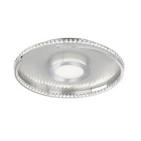 STROPNA LED-SVETILKA   52 W/4000 lm/3000 K/230 V/ - barve kroma, Trend, kovina/umetna masa (61/8/61cm)