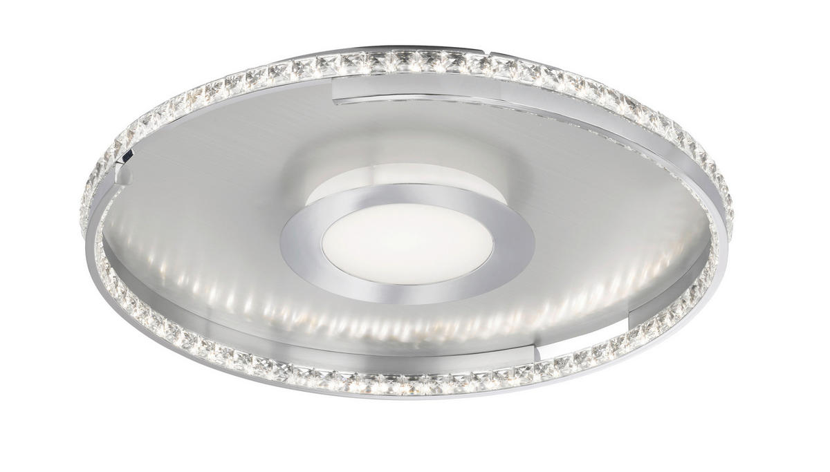 STROPNA LED-SVETILKA   52 W/4000 lm/3000 K/230 V/ - barve kroma, Trend, kovina/umetna masa (61/8/61cm)
