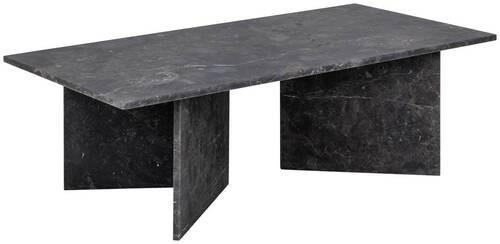 COUCHTISCH in Stein 140/70/42 cm - Schwarz/Braun, Design, Stein (140/70/42cm) - Livetastic