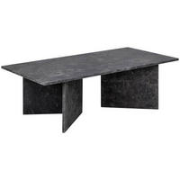 COUCHTISCH in Stein 140/70/42 cm  - Schwarz/Braun, Design, Stein (140/70/42cm) - Livetastic
