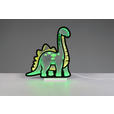 LED-DEKOLEUCHTE Dinosaur 30,5/33,4 cm  - Gelb/Grün, LIFESTYLE, Kunststoff/Metall (30,5/33,4cm) - Novel