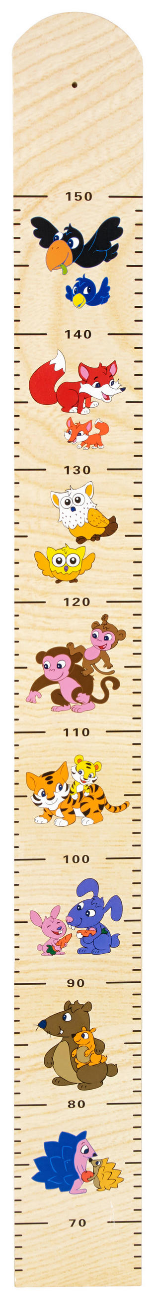 MESSLATTE - Naturfarben, Natur, Holzwerkstoff (100/10/1cm) - My Baby Lou