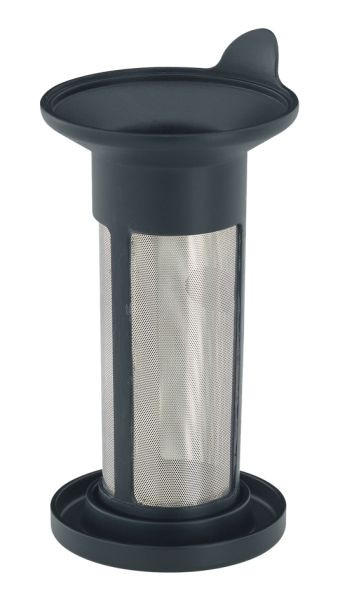TEESIEB - Silberfarben/Schwarz, KONVENTIONELL, Kunststoff/Metall (9/14,5cm) - Alfi