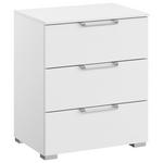 NACHTSCHRANK 50/61/42 cm  - Silberfarben/Alufarben, Design, Holzwerkstoff/Kunststoff (50/61/42cm) - Novel