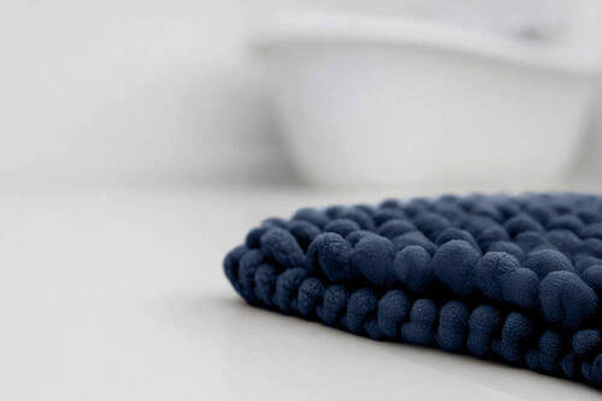 BIDET-VORLEGER Anthrazit 50/60 cm  - Anthrazit, Basics, Kunststoff/Textil (50/60cm) - Esposa