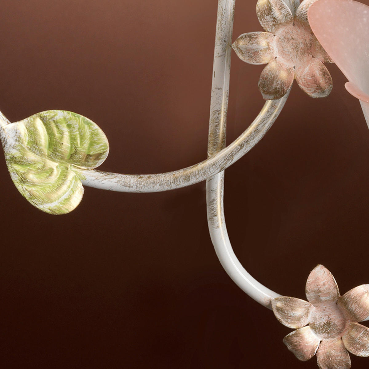 DECKENLEUCHTE    40/25/70 cm  - Perlmutt, KONVENTIONELL, Glas/Metall (40/25/70cm)