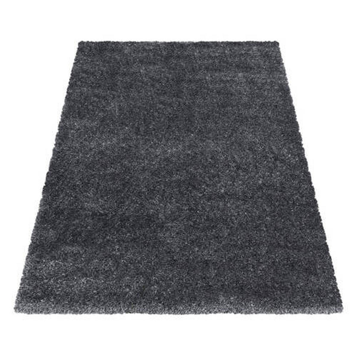 KOBEREC S VYSOKÝM VLASOM, 120/170 cm, sivá - sivá, Basics, textil (120/170cm) - Novel