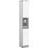 HOCHSCHRANK 30/195,5/33 cm - Chromfarben/Eichefarben, Design, Holzwerkstoff/Metall (30/195,5/33cm) - Xora HOCHSCHRANK 30/195,5/33 cm - Chromfarben/Eichefarben, Design, Holzwerkstoff/Metall (30/195,5/33cm) - Xora