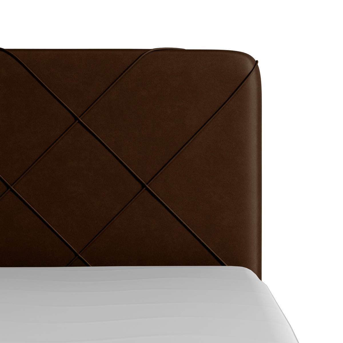 POSTELJA BOXSPRING 180 cm   x 200 cm  , les, kovina, tekstil rjava  - črna/rjava, Moderno, kovina/tekstil (180/200cm) - MID.YOU
