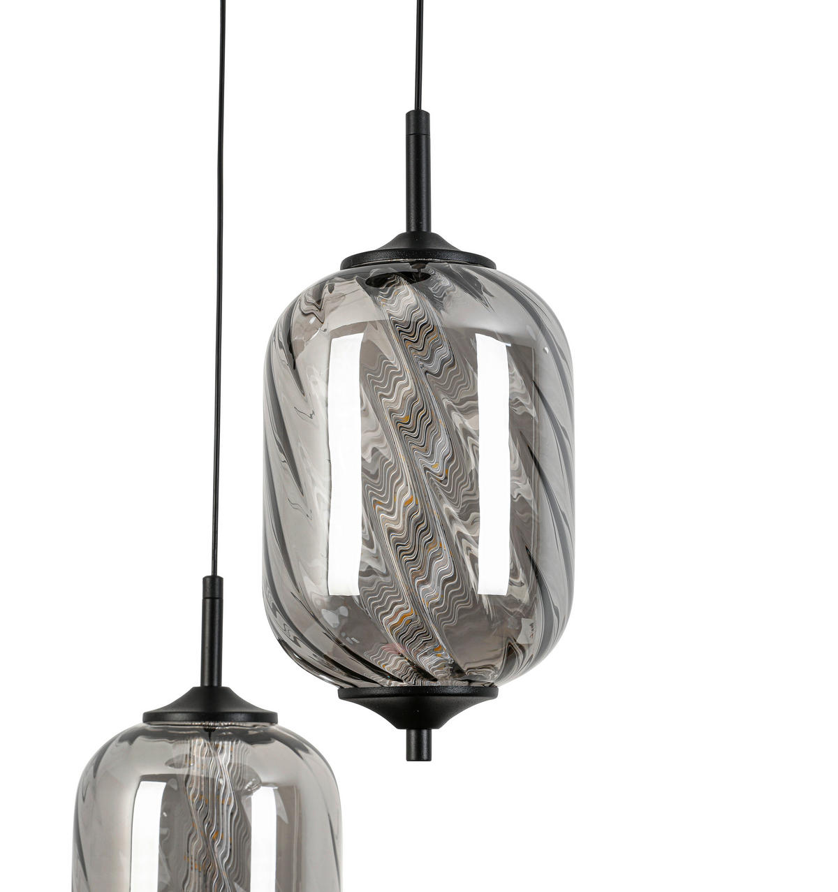 ZÁVĚSNÉ LED SVÍTIDLO, 42/120 cm  - barvy chromu, Design, kov/sklo (42/120cm) - Novel