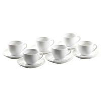 TASSE UND UNTERTASSE COLOMBIA    - Weiß, Basics, Keramik (180ml) - Mäser