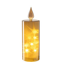 LED-KERZE - Goldfarben, LIFESTYLE, Kunststoff/Metall (9,00/27,00/9,00cm) - Leonardo