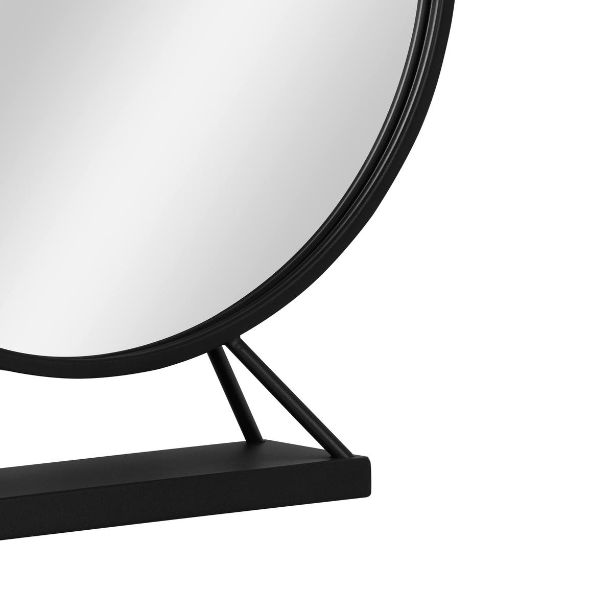SCHMINKSPIEGEL 50/59,5/12,5 cm  - Klar/Schwarz, Basics, Glas/Metall (50/59,5/12,5cm) - Boxxx