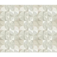 NON WOVEN-TAPET 300/250 cm  - vit/brun, Basics (300/250cm) - Komar
